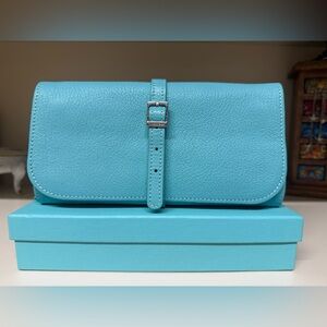 Tiffany & Co. leather jewelry cutch